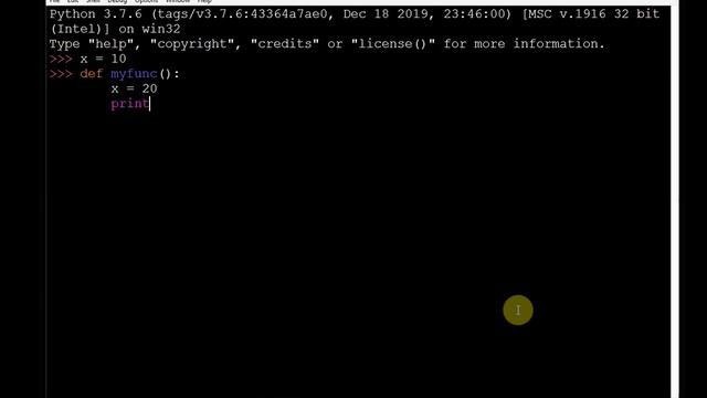 Python | Scope & Modules | Scope of Objects and Names смотреть онлайн