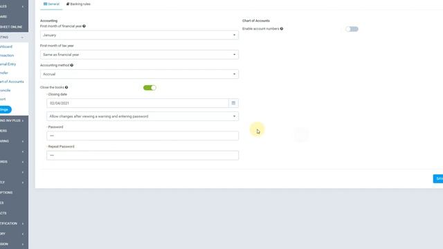 Perfex CRM Modules - Accounting - General Settings смотреть онлайн