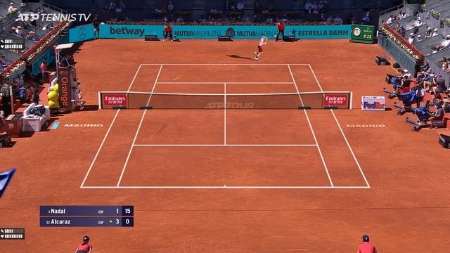 Rafael NADAL vs Carlos ALCARAZ || Classic Match || MADRID 2021 || Tennis Elbow 2013 game mod смотреть онлайн
