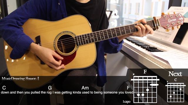 Someone You Loved - Lewis Capaldi Guitar Cover Playing by [Musicdrawing] смотреть онлайн