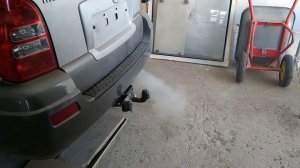 Терракан 3,5 бензин дымит. Заклинила форсунка.