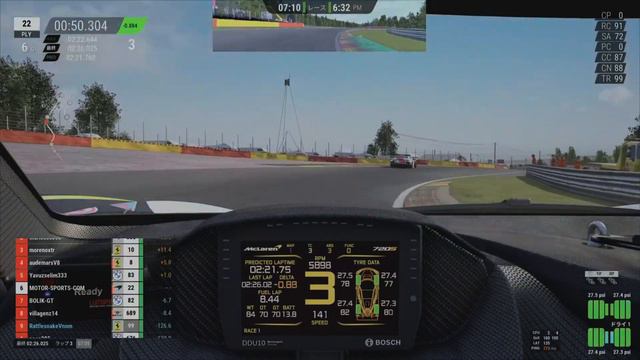 【PS5】【ASSETTO CORSA COMPETIZIONE】評価SAが高いルームはフェアーなレースが出来て面白い‼︎ смотреть онлайн
