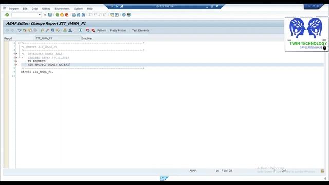 HANA ABAP Coding Inline declaration part1 video 3 смотреть онлайн