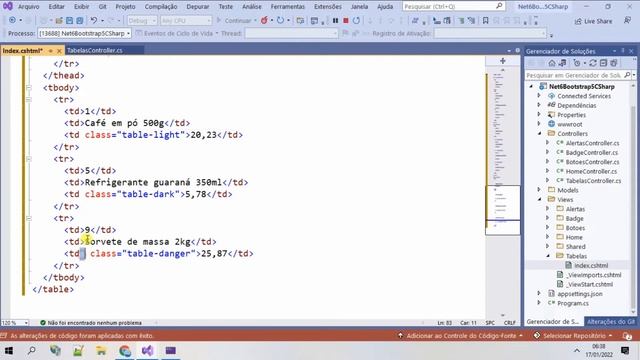 Bootstrap 5 (Table) no ASP.Net MVC .Net 6. Visual Studio 2022 Vídeo 8 смотреть онлайн