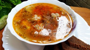 Вкусный СУП С ФРИКАДЕЛЬКАМИ. Суп с фрикадельками за 30 минут. Как приготовить суп с фрикадельками