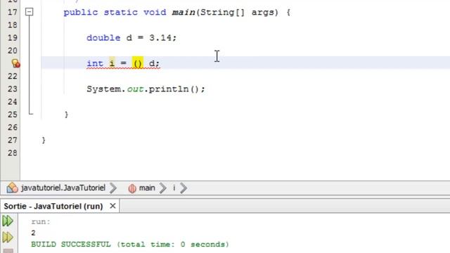 7 - Java pour les débutants - La conversion de type de données (cast) смотреть онлайн