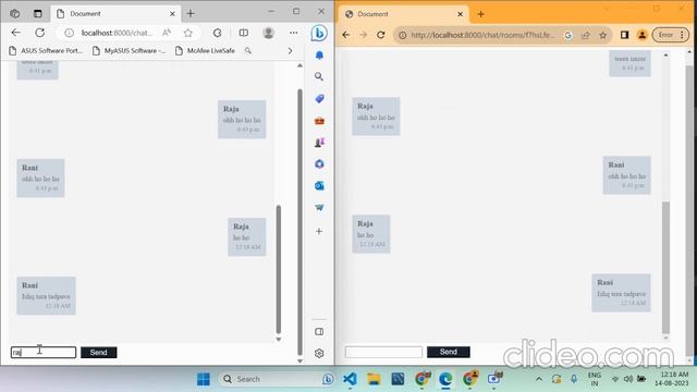 Django Channels Real-time Chat application Using WebSockets смотреть онлайн