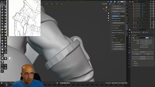11. Adding borders - Create a commercial game 3D character смотреть онлайн