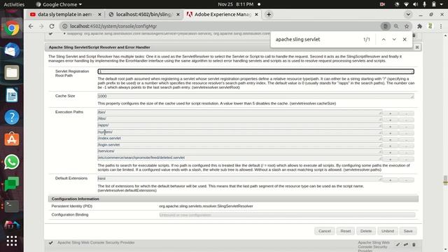 What are execution paths in Path Type Servlet - Sling Servlet смотреть онлайн