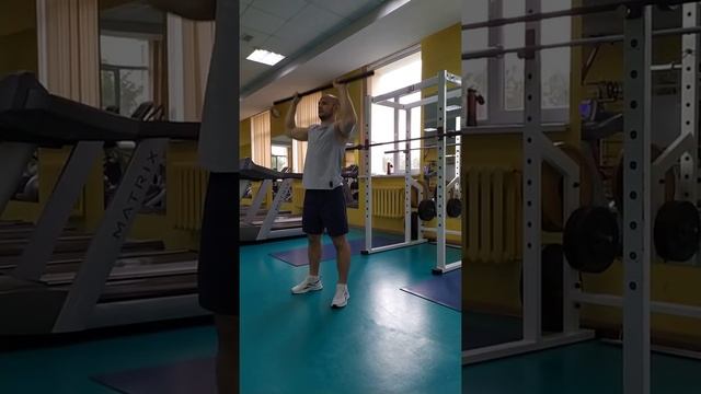 Жим грифа стоя смотреть онлайн