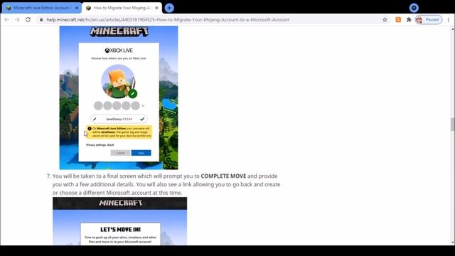How To Migrate Your Minecraft/Mojang Account!