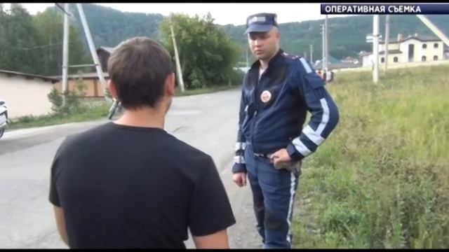 Мотовзвод ДПС провел рейд в пригороде Красноярска смотреть онлайн