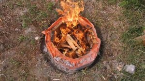 Тандыр в земле из бетона и лепешки в нём - интересно жми сюда