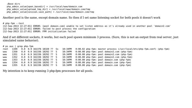 DevOps & SysAdmins: One unix socket for all php-fpm pools смотреть онлайн