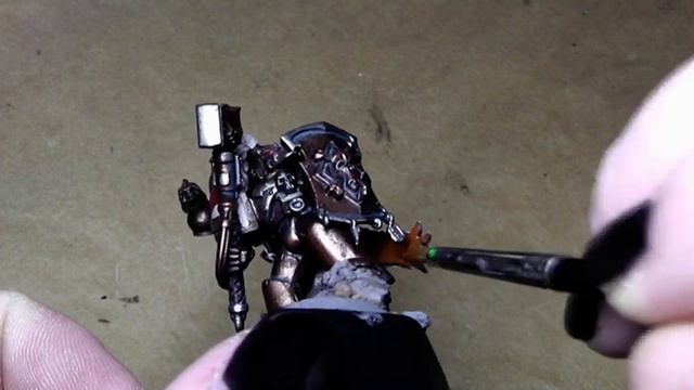 How to paint a Wolve Brother Chaos Space Marine смотреть онлайн