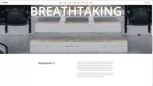 How a website made with Brooklyn WordPress Theme looks like for professionals and even for beginner смотреть онлайн