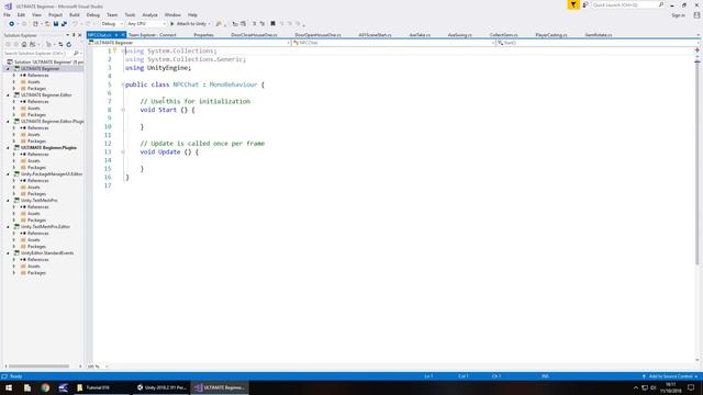 HOW TO MAKE A GAME FOR FREE #016 - NPC | SUBTITLES - UNITY TUTORIAL смотреть онлайн