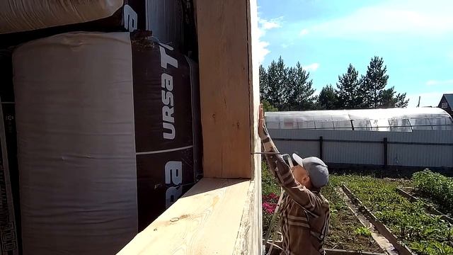 Обшивка стен осб. Окна ПВХ. смотреть онлайн