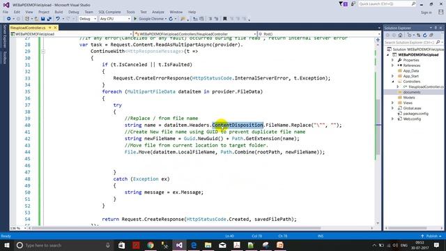 WEB API 2 FILE UPLOAD ASP.NET MVC смотреть онлайн