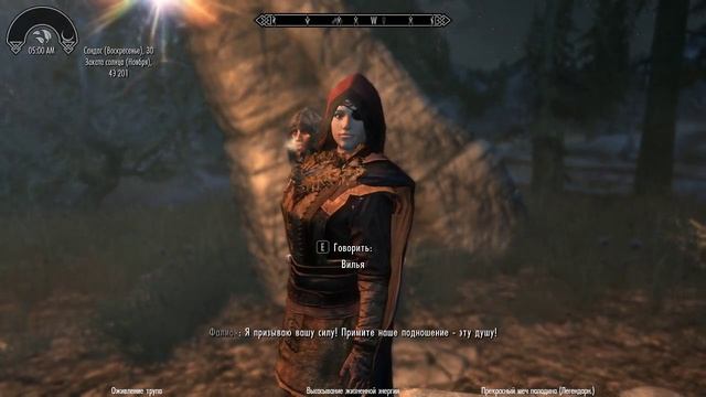 Skyrim Излечение от вампиризма народным целителем Фалионом смотреть онлайн