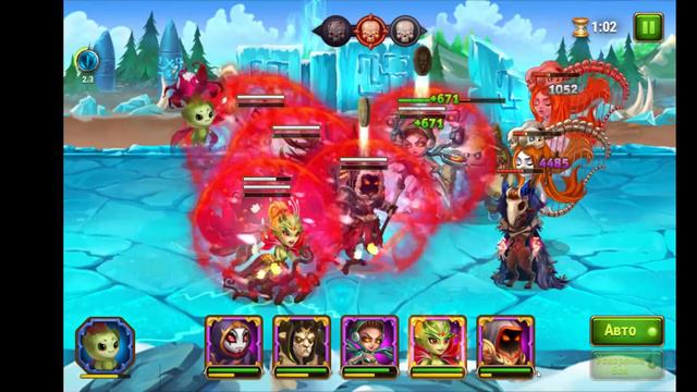 Хроники Хаоса. Глава 12: Бескрайние снега. Гаснущий Очаг (3 звезды). Прохождение от SAFa смотреть онлайн