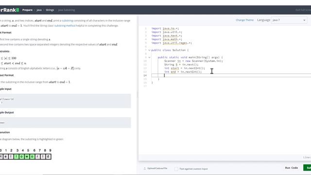 Day 15 Java Substring || HackerRank смотреть онлайн