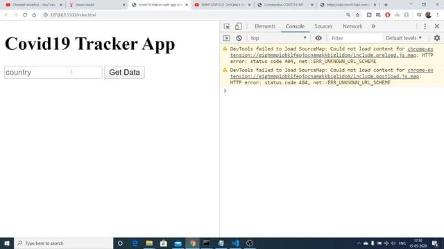 Build a CoronaVirus Web App Using Async Await Fetch API and Covid19 API in Javascript Full Project смотреть онлайн