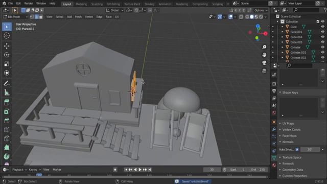 Let's Model Beach House in Blender 2.9 смотреть онлайн