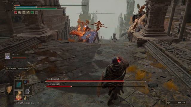 ELDEN RING: NG+ Ruins Greatsword vs Duo Tree Sentinels! смотреть онлайн