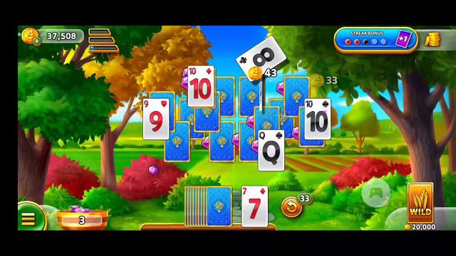 Solitaire Grand Harvest. Несложный и красивый солитер для всех