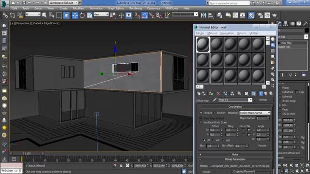 3D Max Modern Exterior Light Modeling Tutorial Vray Render Real Water + Photoshop смотреть онлайн