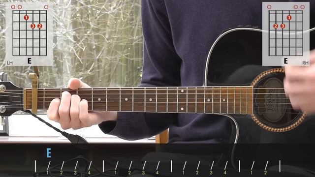 Prince - Purple Rain | simple acoustic guitar lesson смотреть онлайн