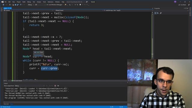 Iterating over doubly linked lists смотреть онлайн