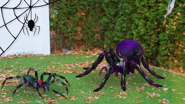 Песенка паучков на Хэллоуин! Майя, Маша, Мия | Детские песни смотреть онлайн