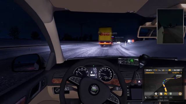 Euro Truck Simulator 2 Сцепка друг за другом удалась смотреть онлайн