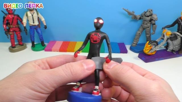 ЛЕПИМ МАЙЛЗА МОРАЛЕСА из фильма Человек-паук: Через вселенные смотреть онлайн