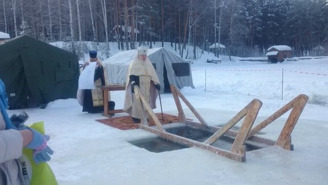 19 Января 2017 года освящение Купели во имя праздника Крещения Господня часть 5 смотреть онлайн