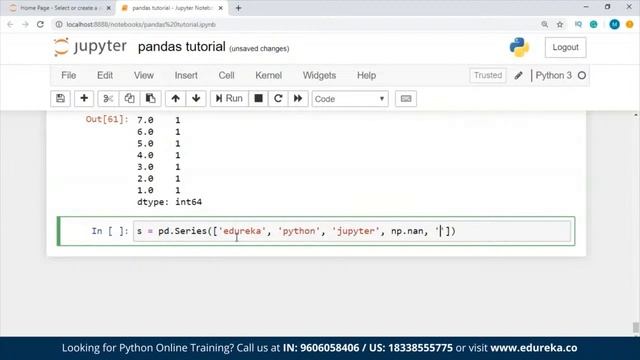 How to use Pandas in Python | Python Pandas Tutorial | Edureka | Python Rewind - 1 смотреть онлайн