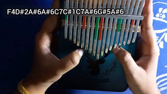 Love Story-Indila|Kalimba Cover With Tabs|Music World Of Sohini смотреть онлайн