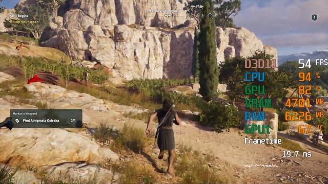 GeForce GTX 1660 -- AMD Ryzen 3 1300X [~ 2200G ~] -- Assassin's Creed AC Odyssey FPS Test смотреть онлайн