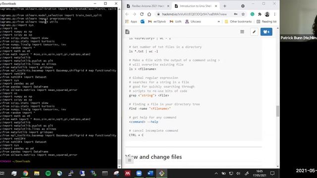 ResBazAZ 2021: Introduction to Unix, Patrick Bunn смотреть онлайн