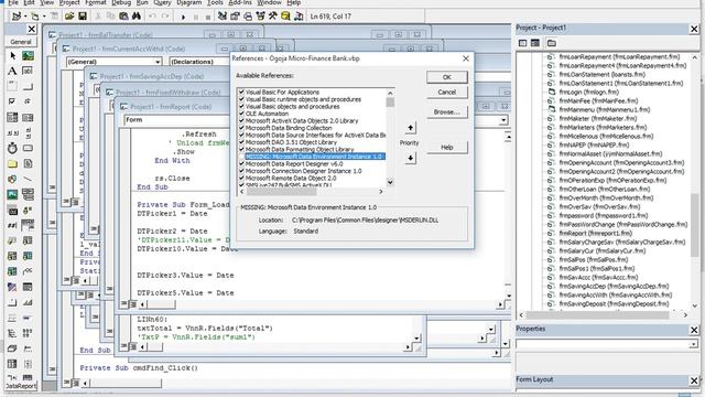 Can't find Project or library vb6 смотреть онлайн