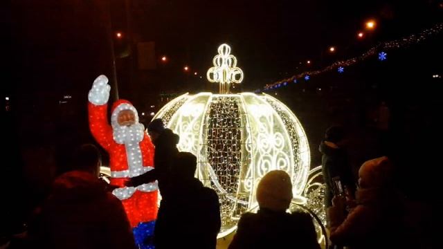 ул. Рахова волшебный дедушка Мороз и карета