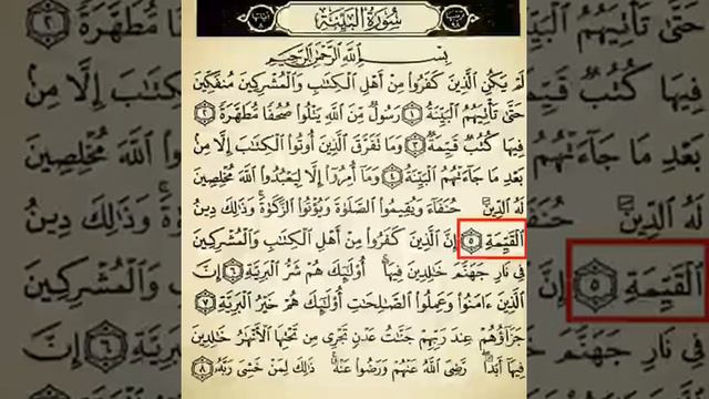 Bayyina Surasi Shayx Alijon Qori