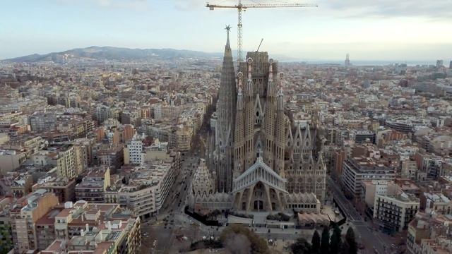 ?The Incomparable Sagrada Familia, Barcelona. Несравнимая Саграда Фамилия, Барселона. 4K.