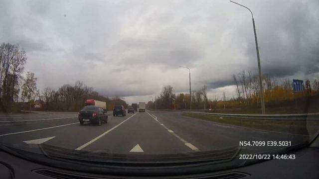 Driving in Central Russia: Зарайск - Рязань 22/10/2022 (timelapse 4x) смотреть онлайн