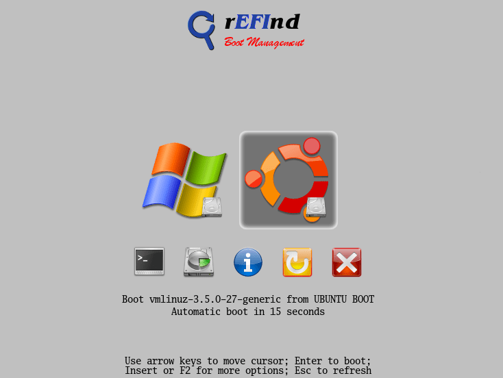 Я использую rEFInd (только для UEFI). смотреть онлайн