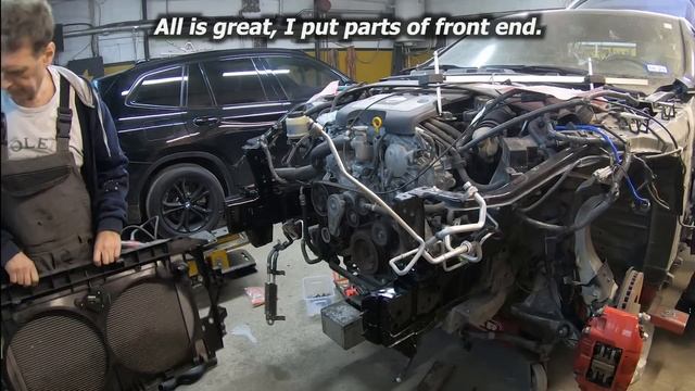 Nissan 370z. Body rebuilding. Ремонт кузова. смотреть онлайн