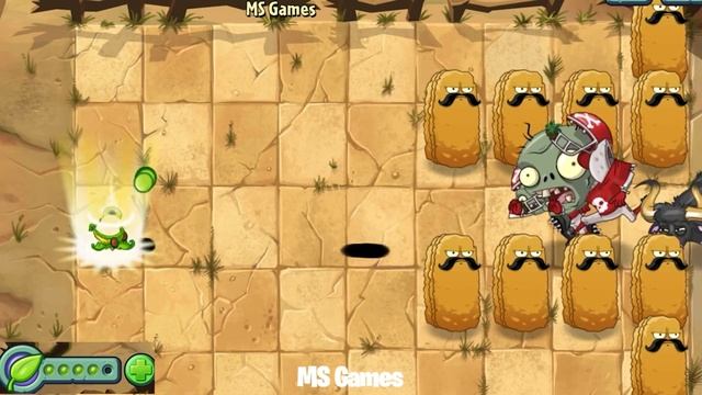 PvZ 2 Which GREEN plant level 1 can defeat Team Running Zombie ? смотреть онлайн