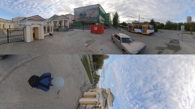 360°, Екатеринбург, Верх-Исетский бульвар, прогулка, 5.7k смотреть онлайн